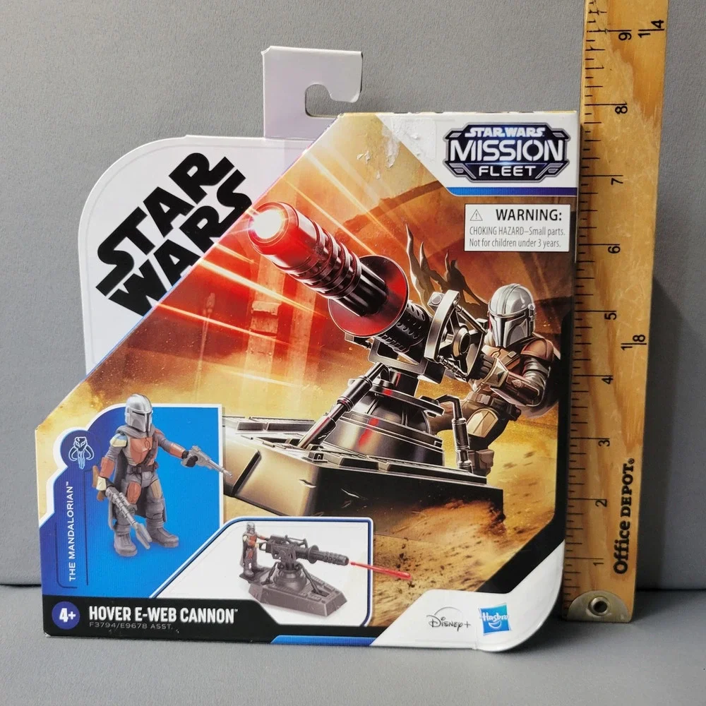 Star Wars Mission Fleet The‎ Mandalorian Hover E-Web Cannon Hasbro Toy Boxed
